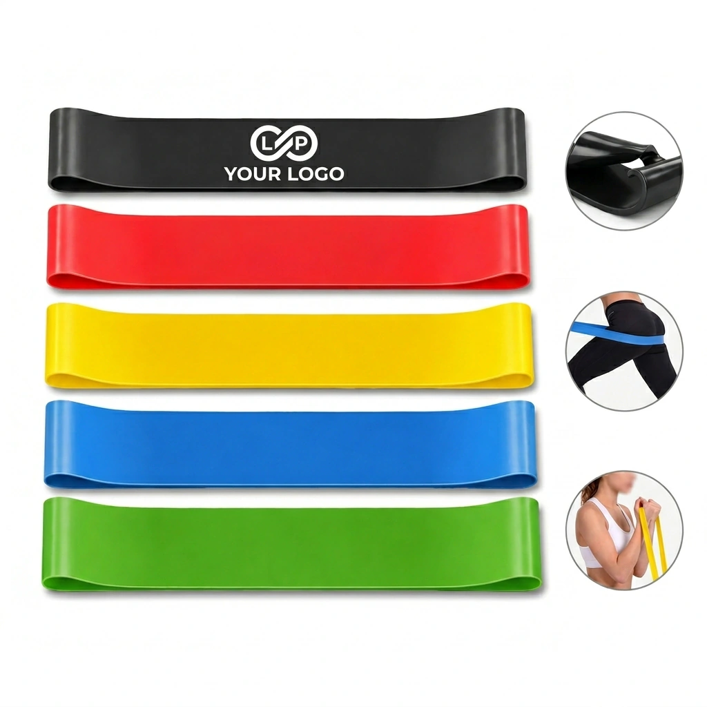 TPE Fitness Resistance Band Pilates Flexbands for Yoga Strength