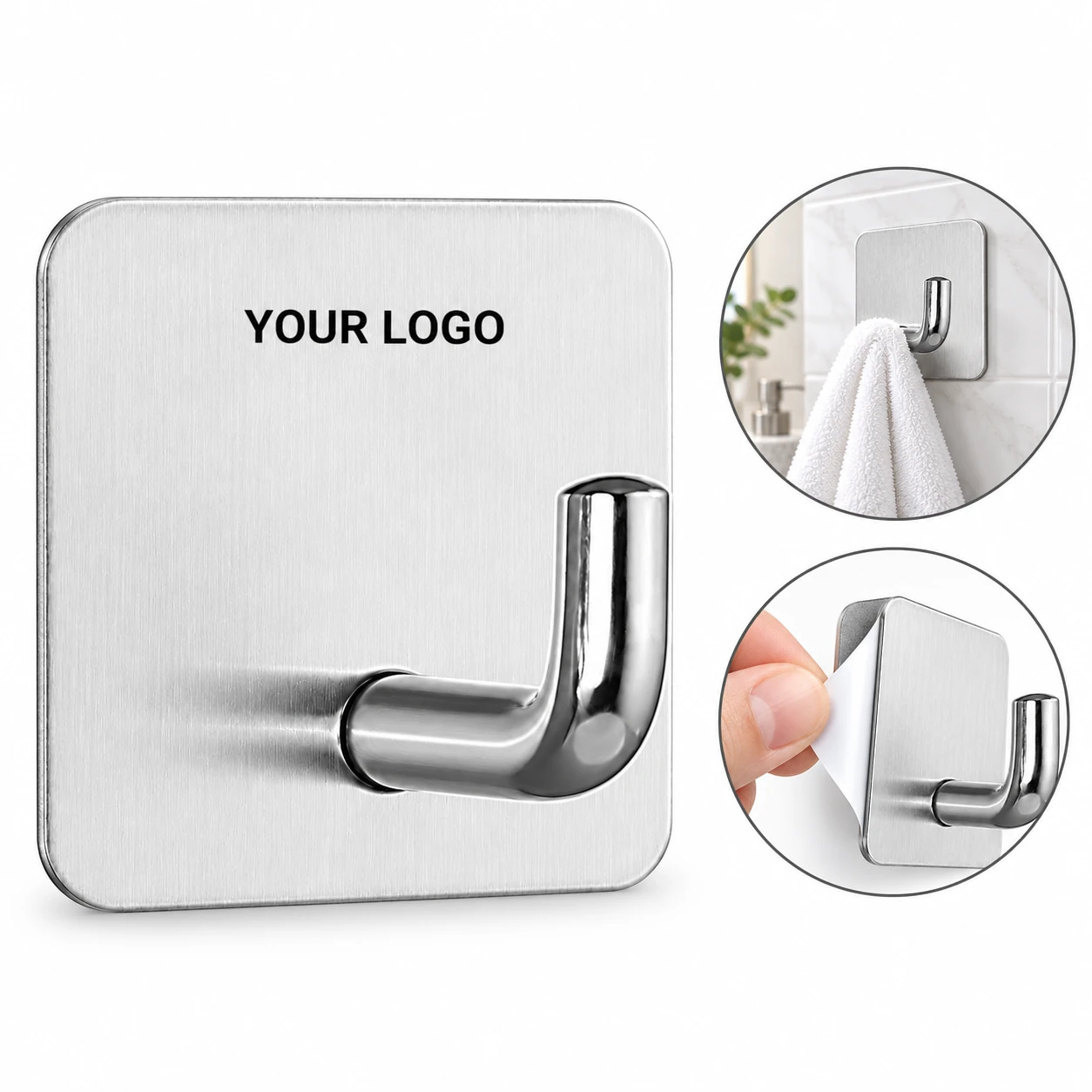 Multifunctional Waterproof Punch-Free Stainless Steel Hook