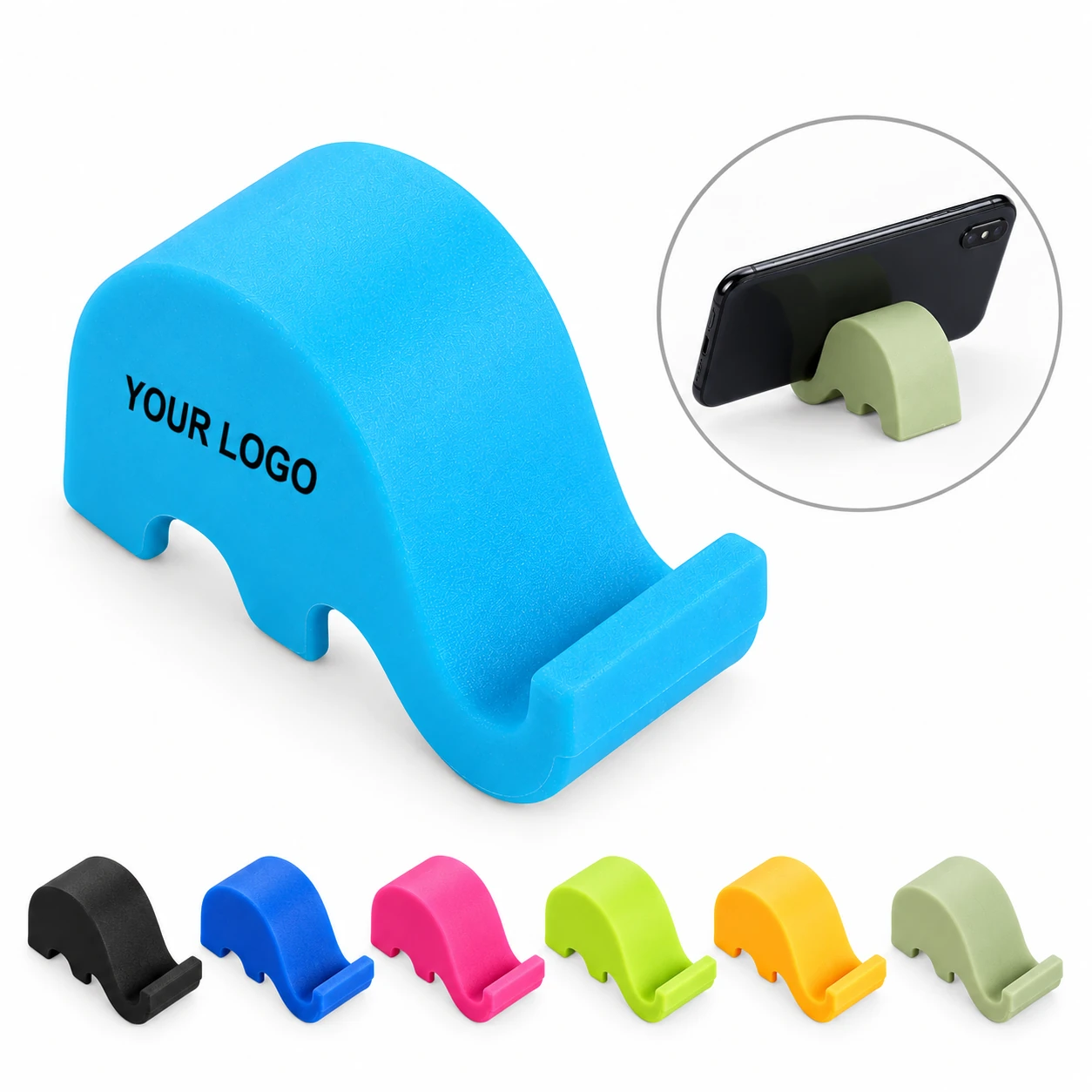 Creative Cute Elephant Desktop Lazy Mobile Phone Holder