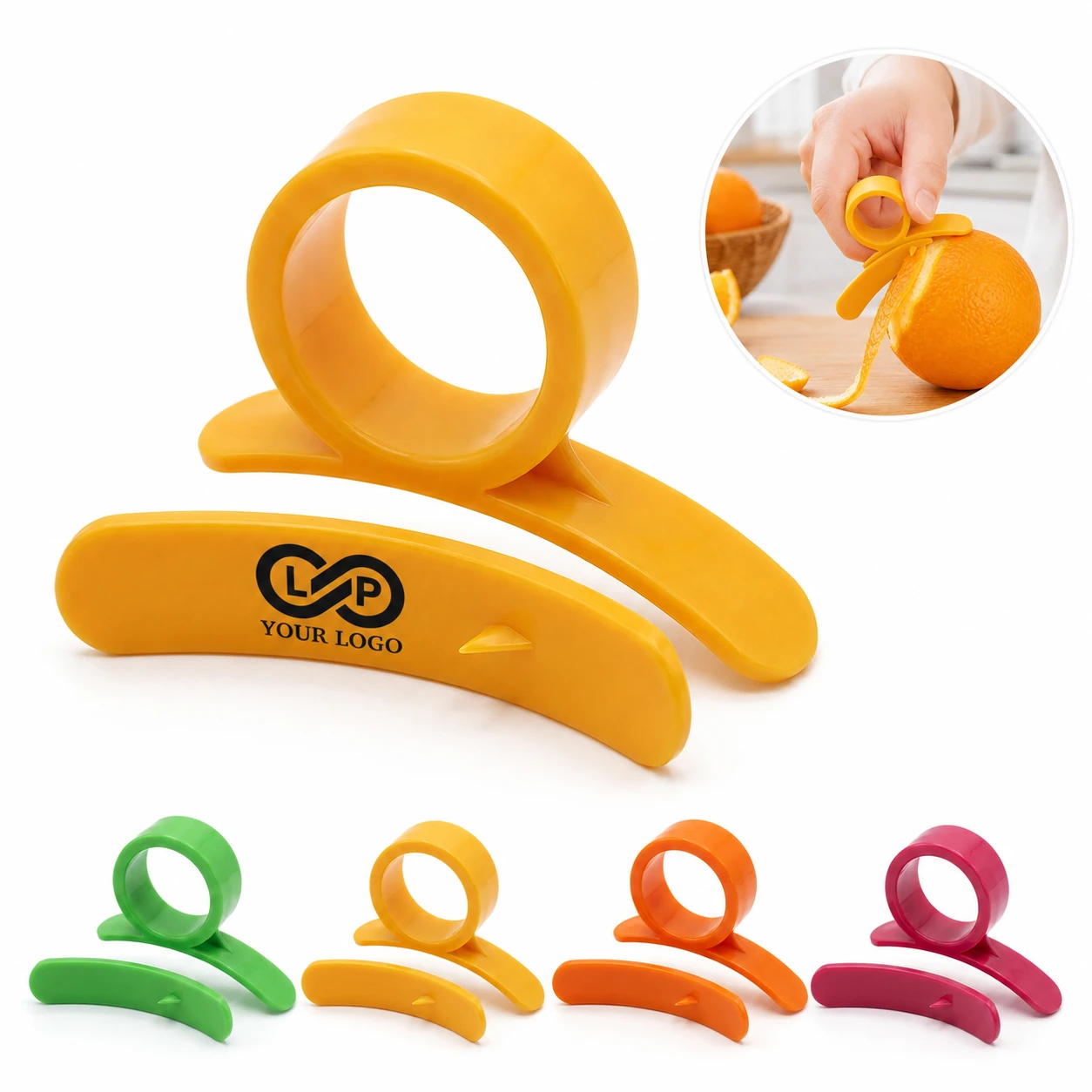 Labor-saving Creative Household Plastic Fruit Peeler Orange Opener
