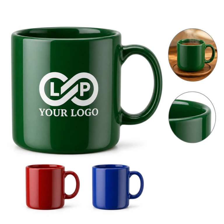 15 oz Wide Microwave Large Ceramic Coffee Cup with Handle