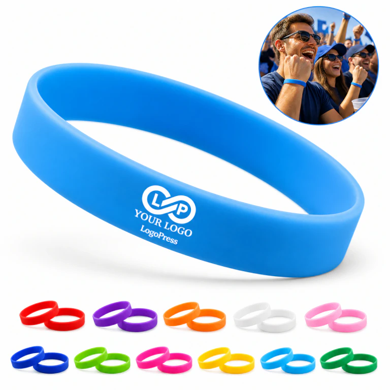 Adult Silicone Bracelets Custom Blank Wristbands Sports Party Favors