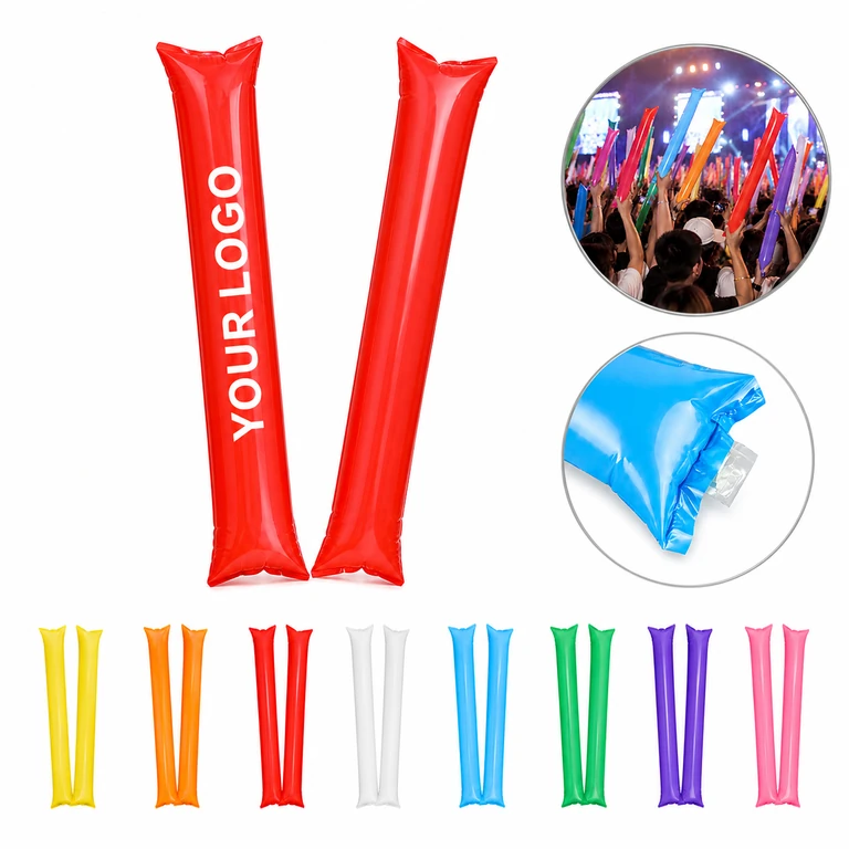 PE Inflatable Cheering Sticks for Concert Party Cheerleading