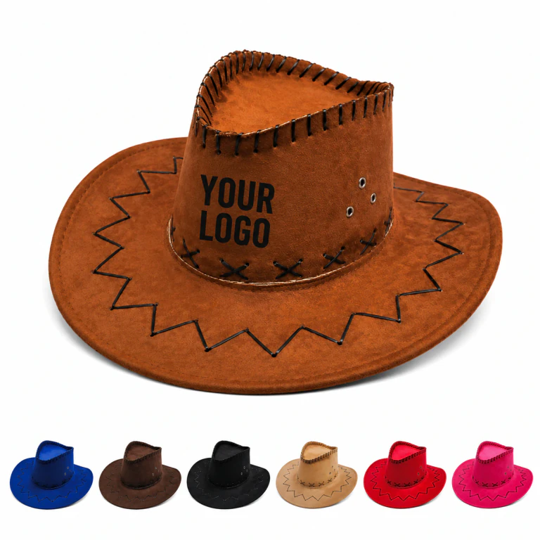 Authentic Wide Brim Western Cowboy Hat for Men Women with Custom Logo