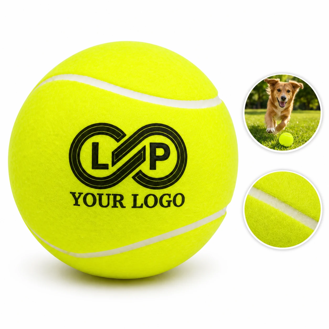 Fun and Durable Dog Tennis Ball with Sound - Relieve Boredom Molar Toy