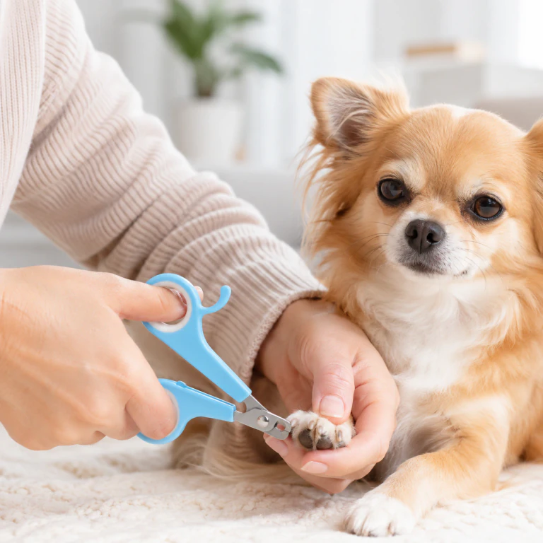 Small Animal Nail Clippers with Safety Guard: Sharp Blades, Ergonomic Grip