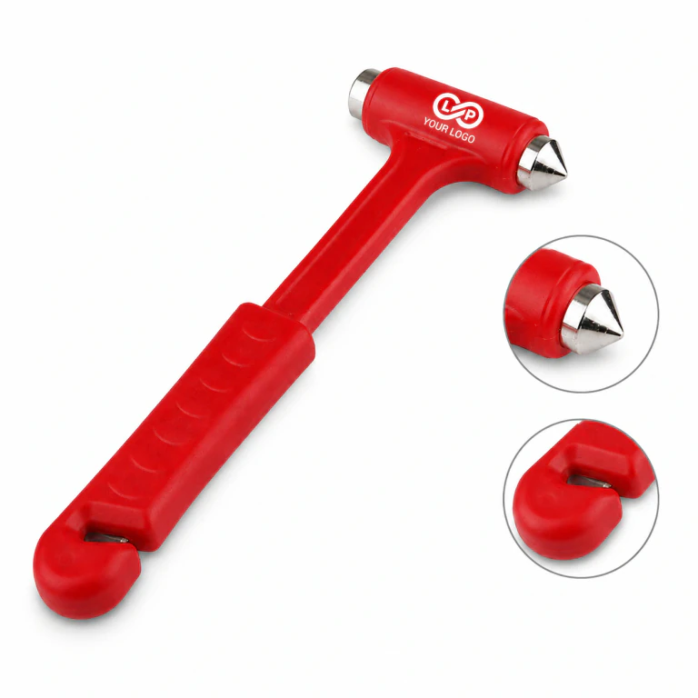 Car Safety Hammer Seat Belt Cutter 2-in-1 Emergency Escape Tool