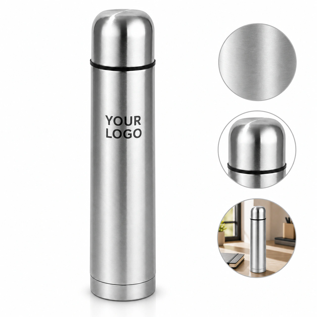500ml Stainless Steel Coffee Thermos Insulated Tumbler