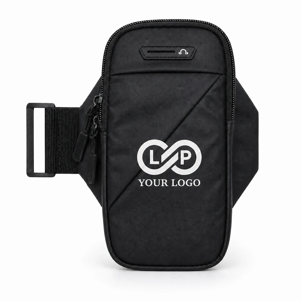 Unisex Lightweight Waterproof Sports Arm Bag with Adjustable Straps