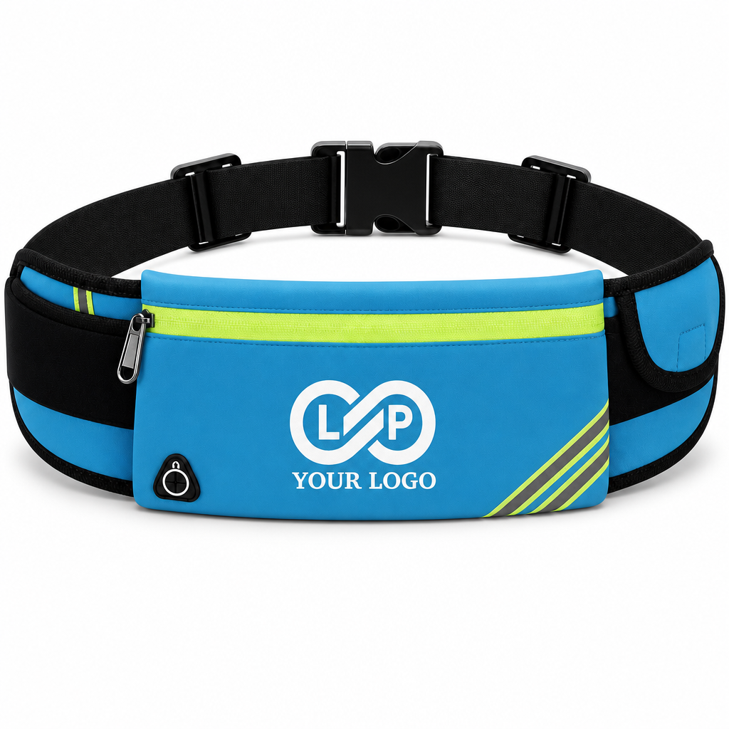 Waterproof Neoprene Sports Waist Bag with Adjustable Belt