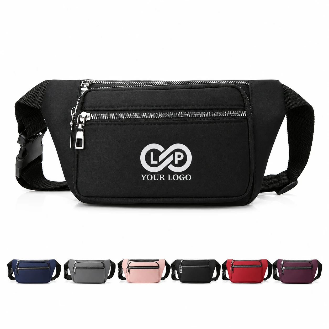 Women's Large Capacity Waterproof Oxford Outdoor Crossbody Chest Bag