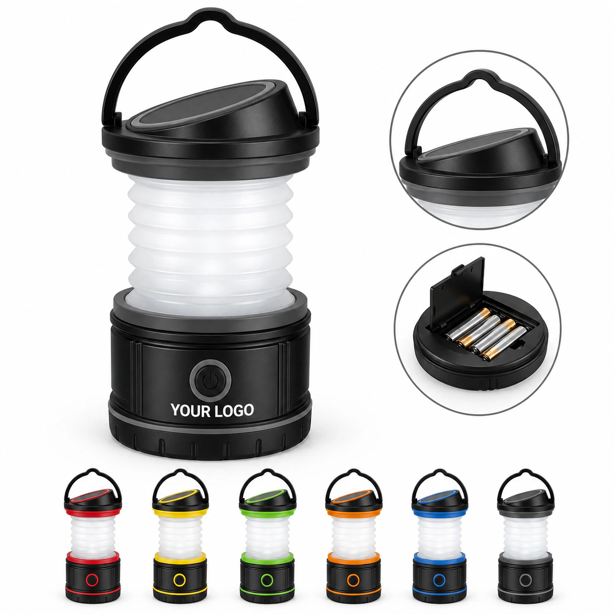 Collapsible Portable Battery Operated LED Camping Lantern