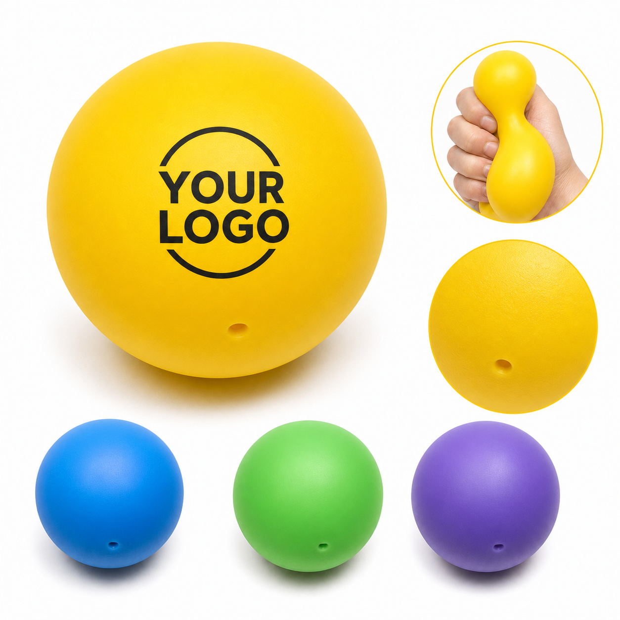 Color-Changing Stress Relief Vent Squeeze Pinch Fun Toy Ball