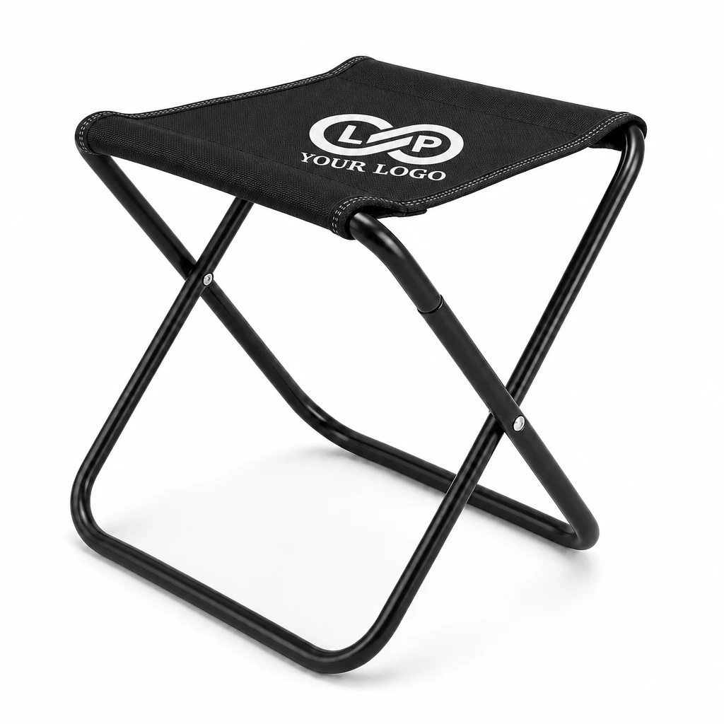 11 Inch Durable Large Folding Camping Stool with Carry Bag