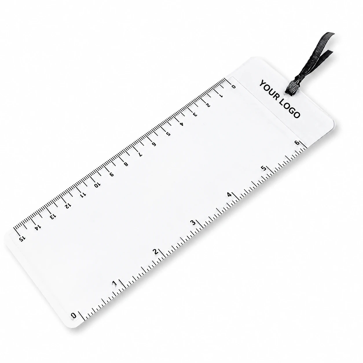 Slim Clear Portable 3x Reading Magnifier with 6-Inch Ruler, Bookmark