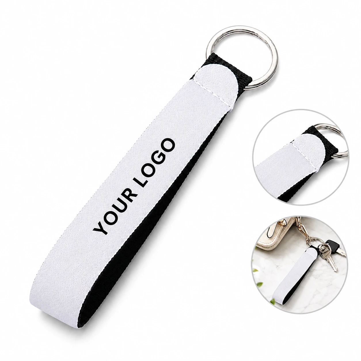 DIY Craft Women Neoprene Sublimation Keychain Blanks Wristlet