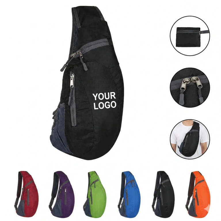 Foldable Large Capacity Lightweight Crossbody Chest Bag