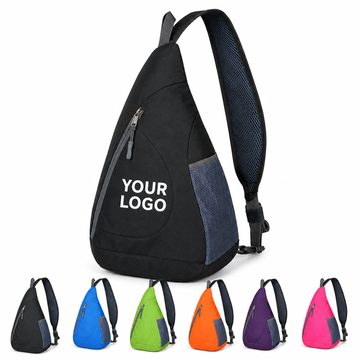 Outdoor Travel Foldable Polyester Shoulder Crossbody Chest Bag