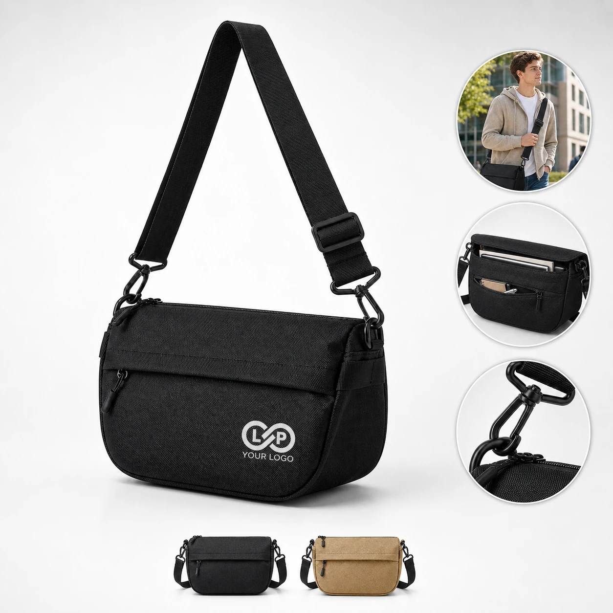 Student Casual Fashion Sports Oxford Shoulder Messenger Bag