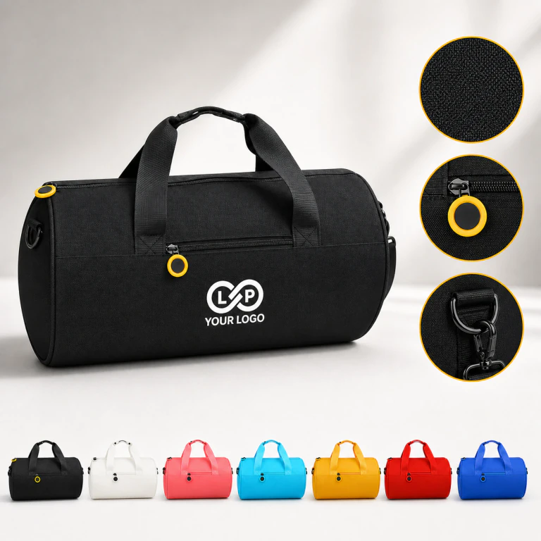 Oxford Cylindrical Leisure Outdoor Sports Crossbody Travel Bag