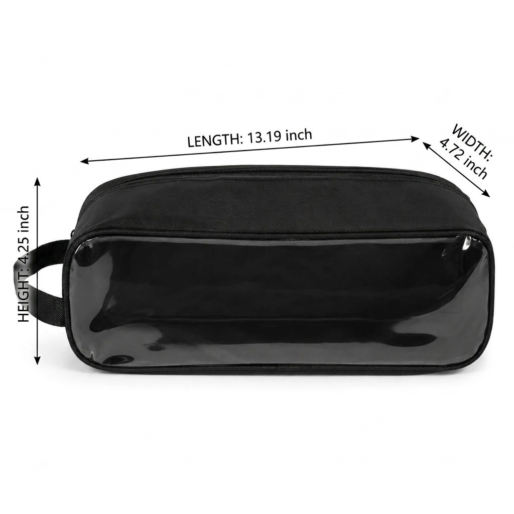 Outdoor Sport Golf Travel Waterproof Zippered Shoe Bag