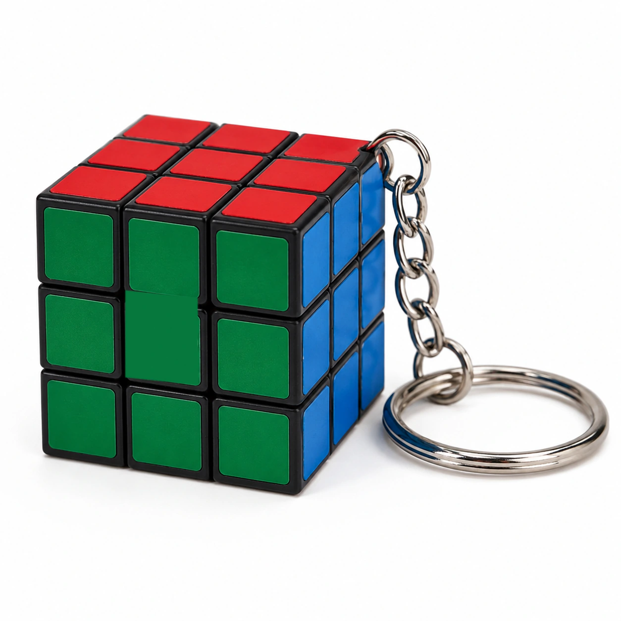 3 x 3 Mini Rubik's Cube Keychain Colourful Puzzle Game
