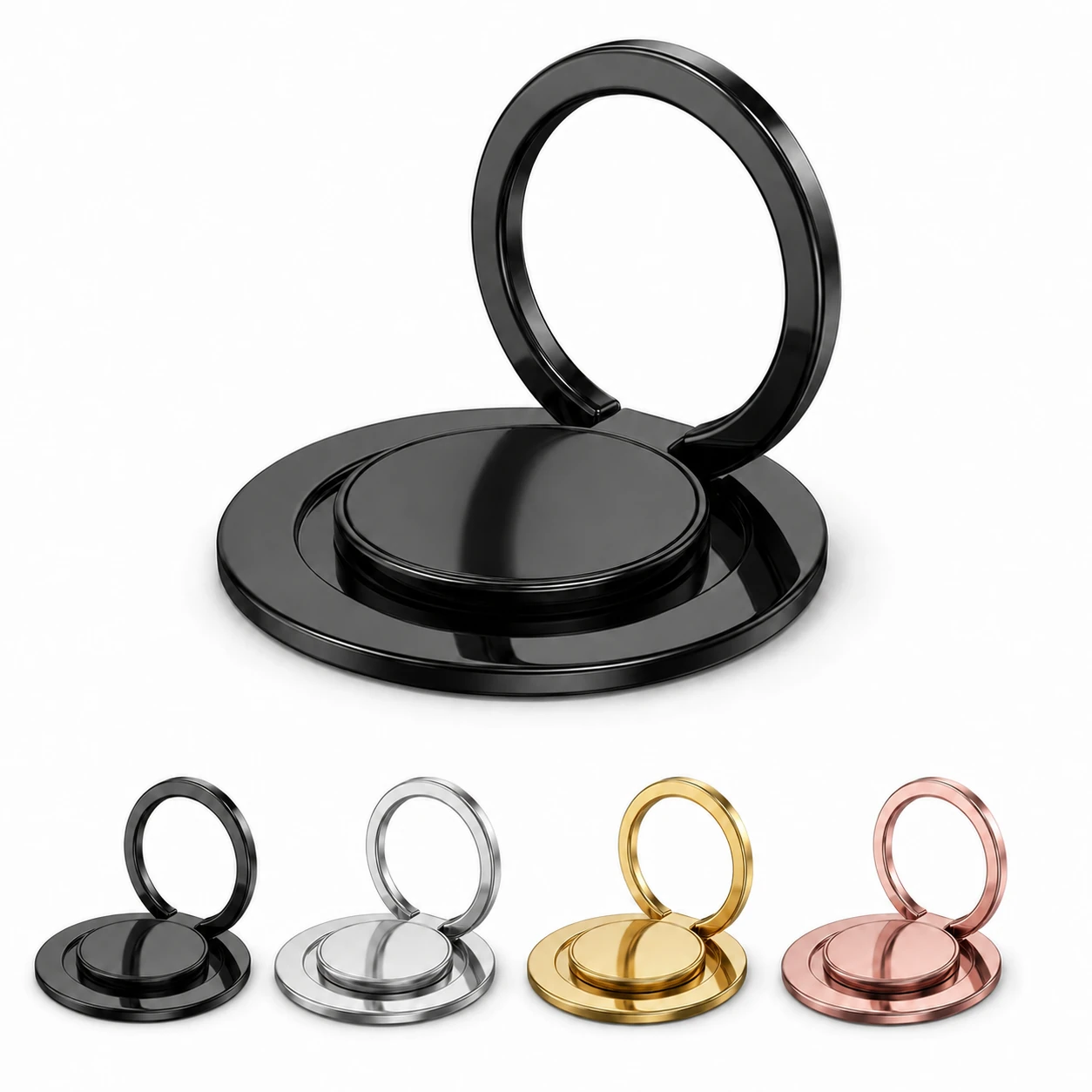 180 Degree Flip Alloy Finger Stand Cell Phone Ring Holder