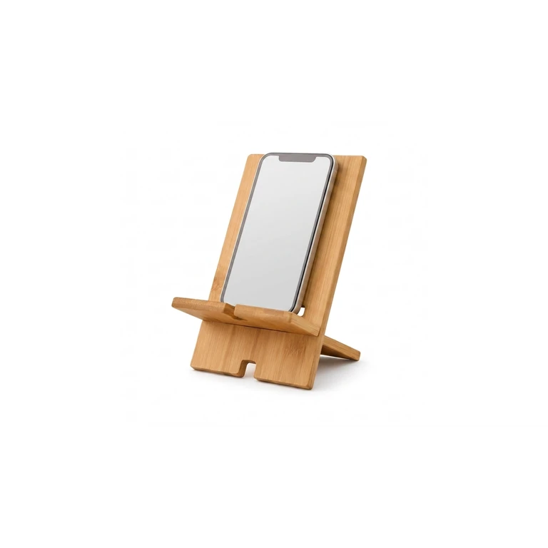 Detachable Wood Phone Holder with Charging Hole for Desk Kitchen