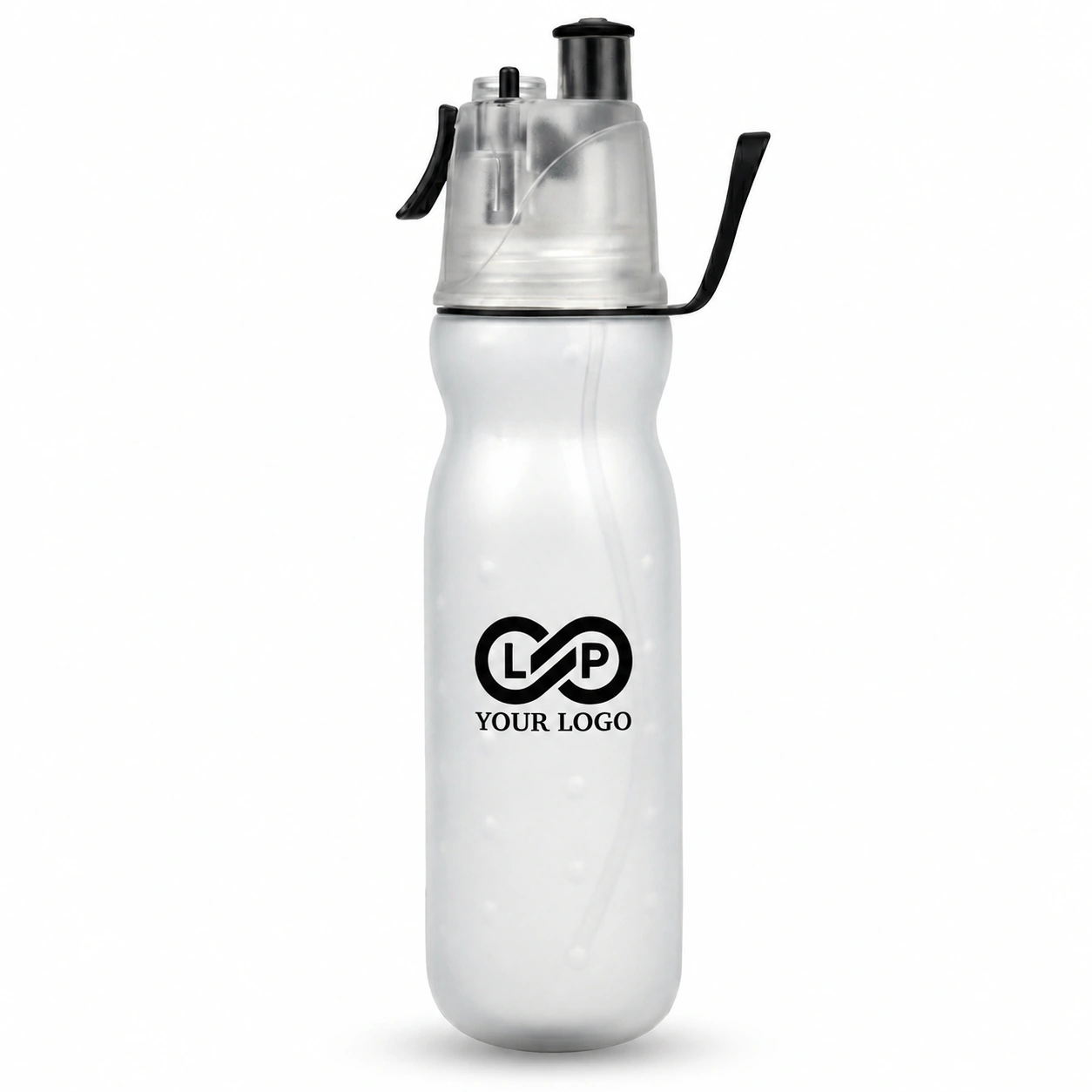 3in1 Leakproof Gym Cycling Keep Cool Misting Water Bottle