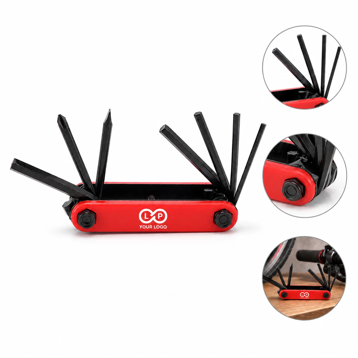 7 in 1 Bicycle Multitool Bike Repair Tool Kit with Hex Keys