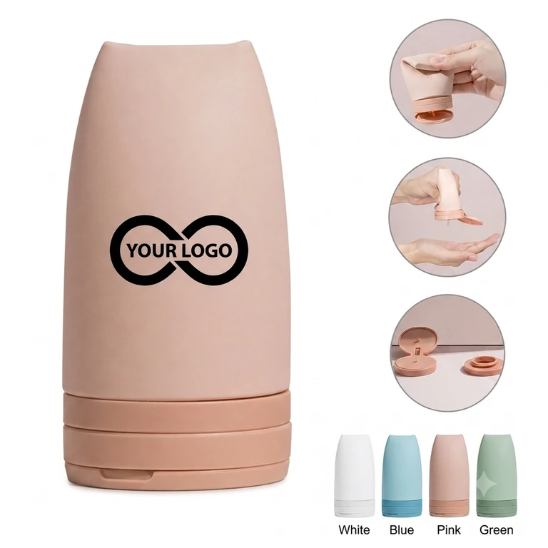 Portable Squeeze Type Silicone Travel Package Storage Bottle