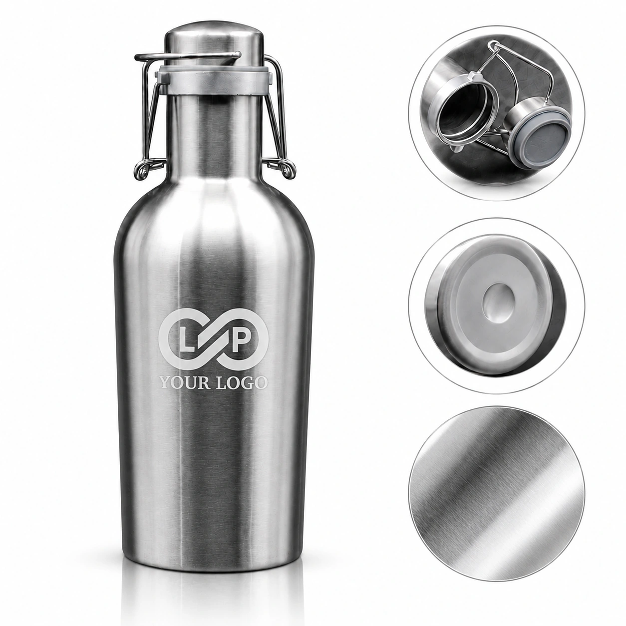 304 Stainless Steel Double-Layer Cold-Resistant Beer Barrel