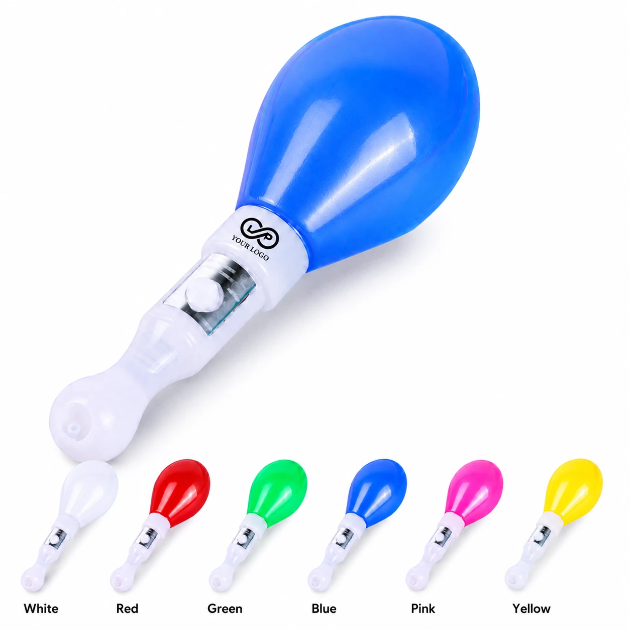 Party Favors Durable Handheld Plastic LED Light Up Maracas