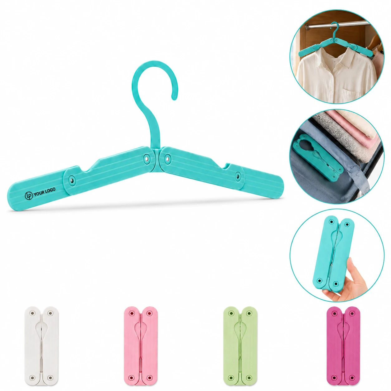 Cruise Ship Essentials Light Portable Folding Travel Hanger - ABS