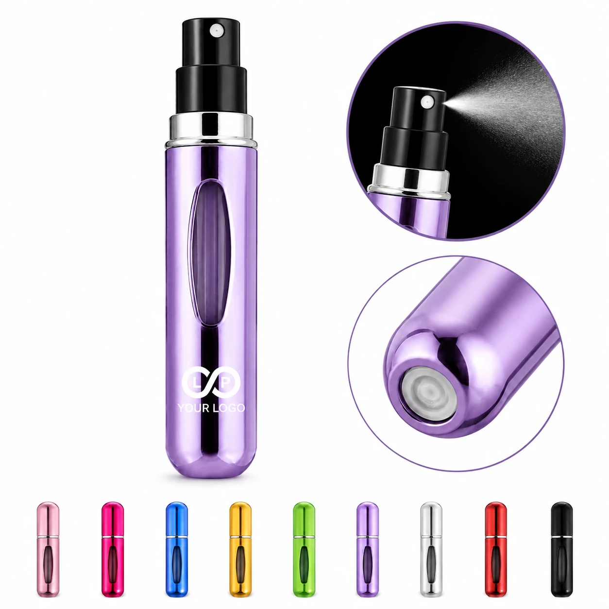 Portable Mini Refillable Spray Atomizer Perfume Bottle