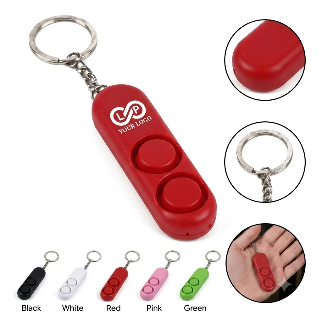 Portable Loud Siren Personal Safety Alarm with Key Chain