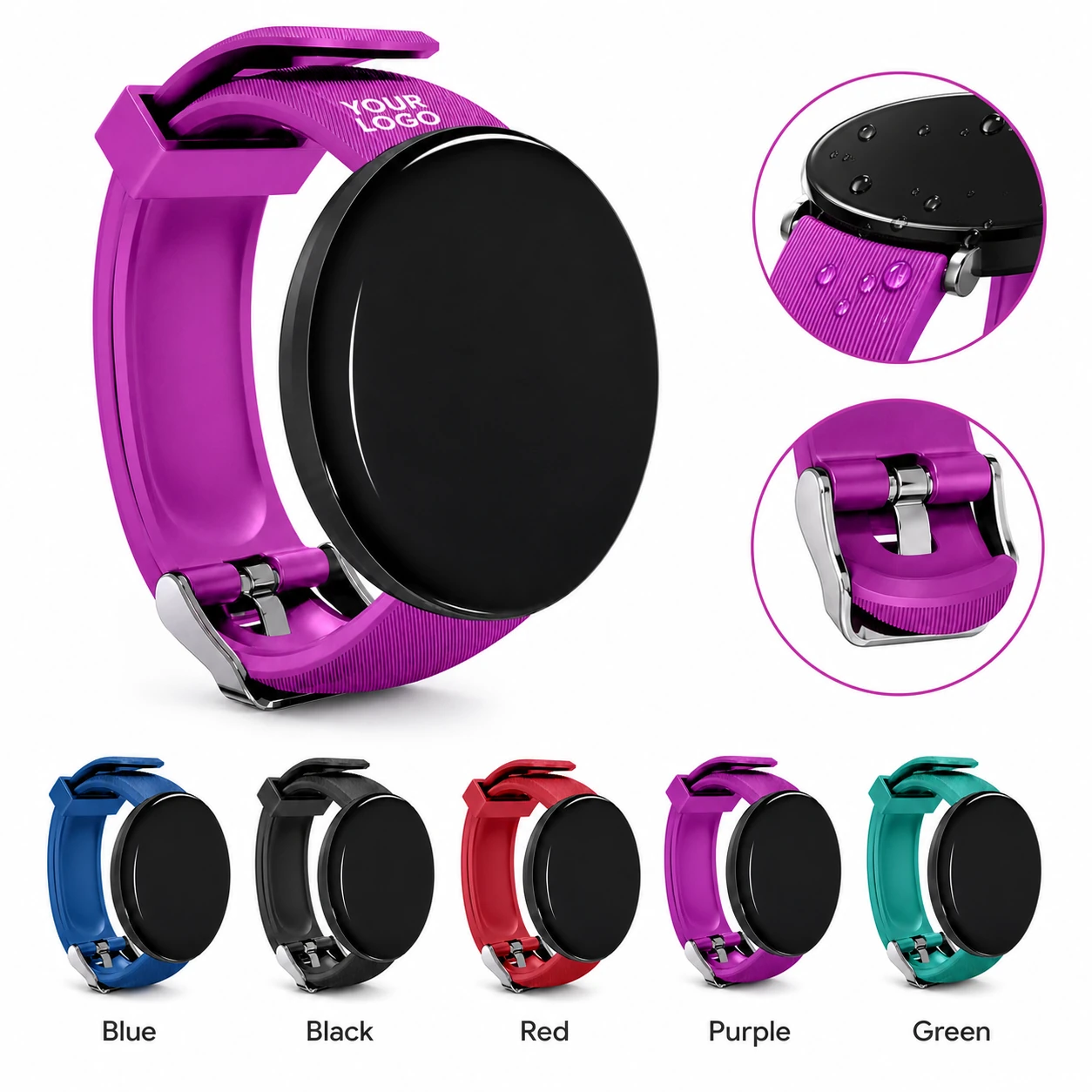 Waterproof Fitness Step Counting Smart Watch with Heart Rate