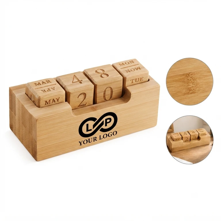 Creative Vintage Decor Family Office Desk Wooden Calendar