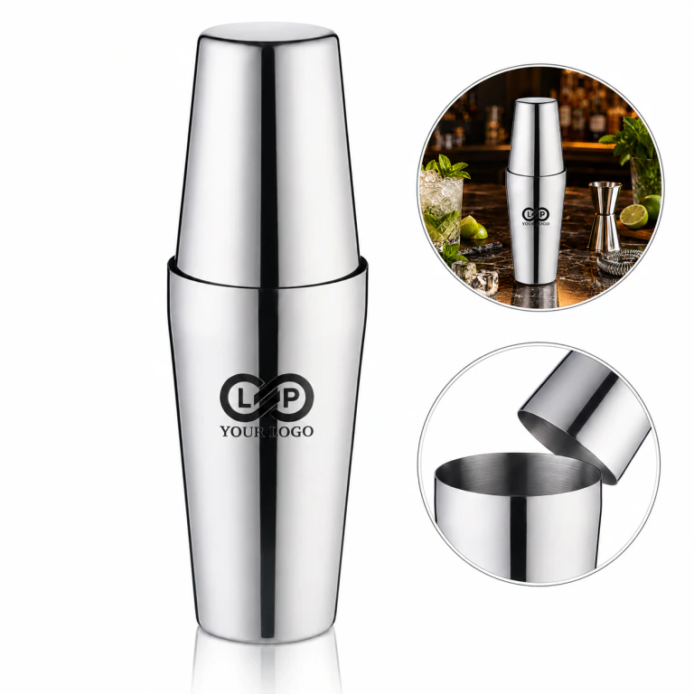 Bar Supplies Stainless Steel Double Layer Cocktail Shaker