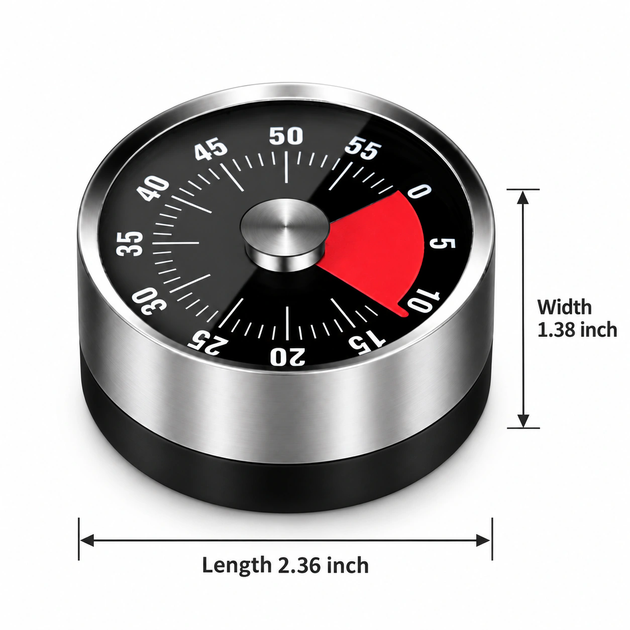 Multifunctional Magnetic Stainless Steel Mechanical Timer