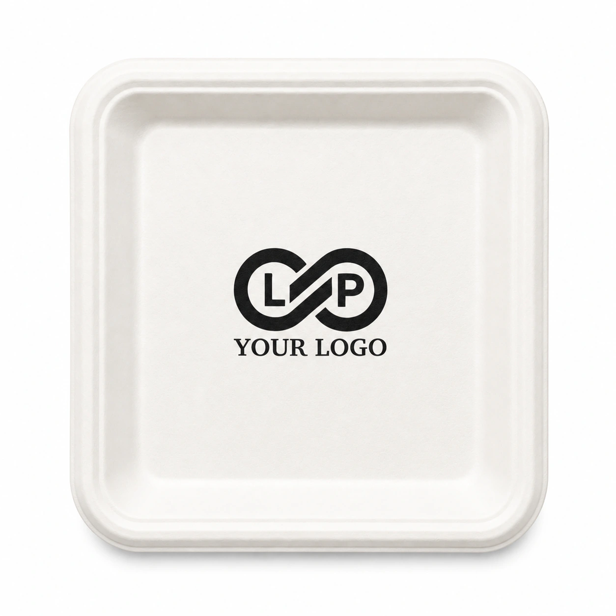 Disposable Biodegradable Sugarcane Fiber Square Paper Party Plates