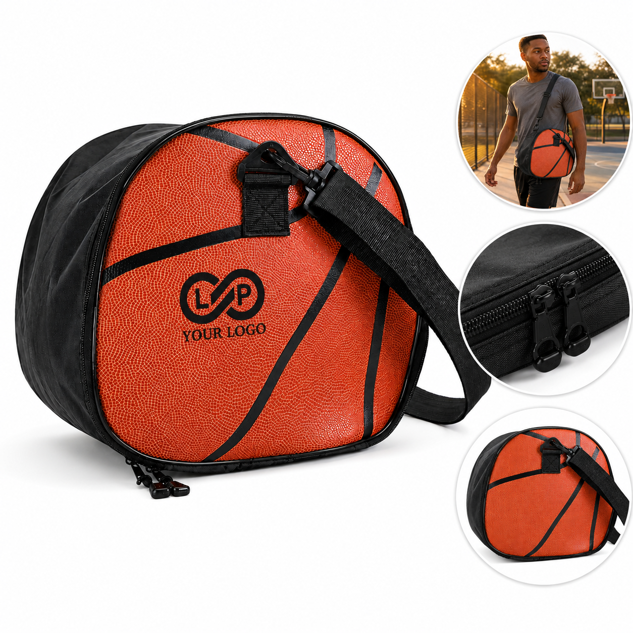 Large Capacity Portable Durable Soccer Basketball Sport Bag