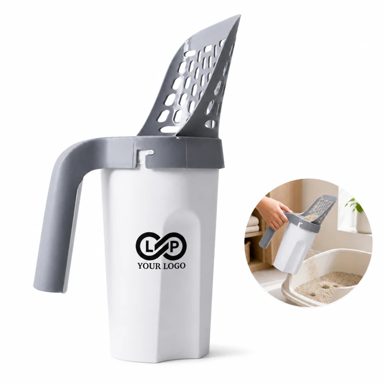 Large Capacity Pet Cat Litter Scoop with Hollow Design
