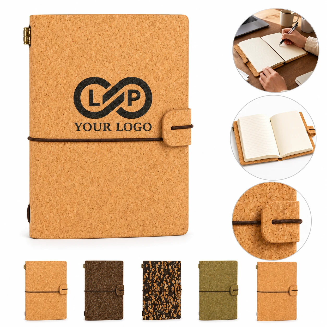 Eco-Friendly Coffee Grounds College Office Ruled Notebook