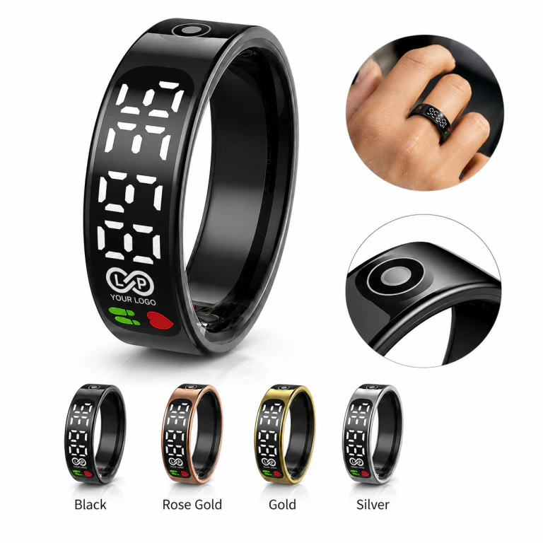 Waterproof health tracker sleep monitor fitness smart ring