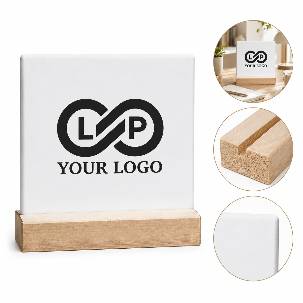 Multifunctional portable home office wood sign art decor