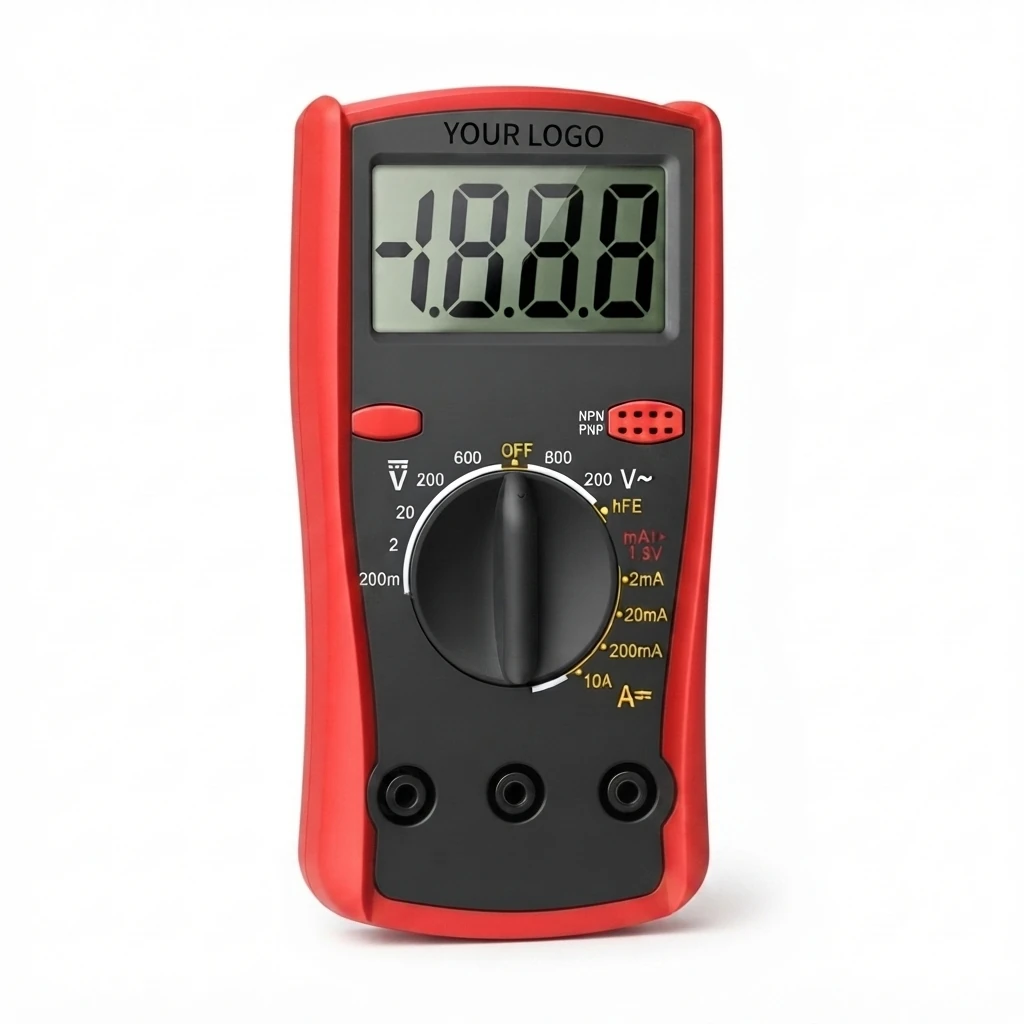 Portable high precision lcd display digital multimeter