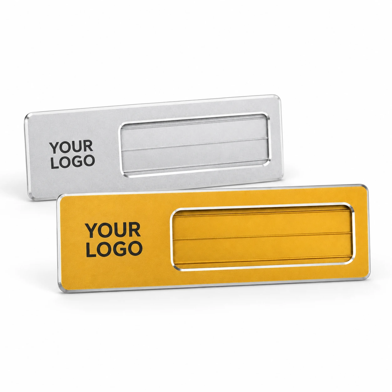 Customizable Alloy Employee Badge with Logo Printing