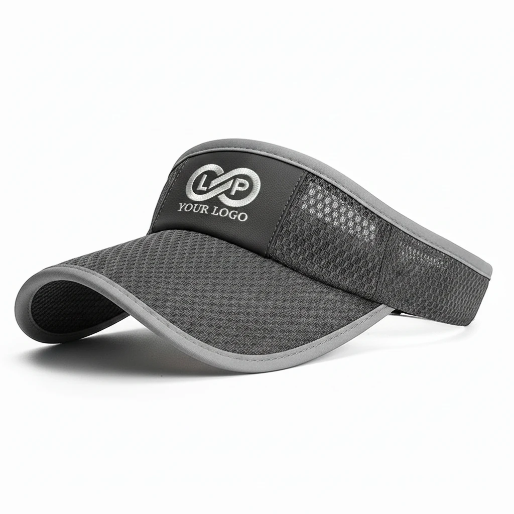 Unisex Breathable Sport Golf Sun Visor Hat with Customizable Logo