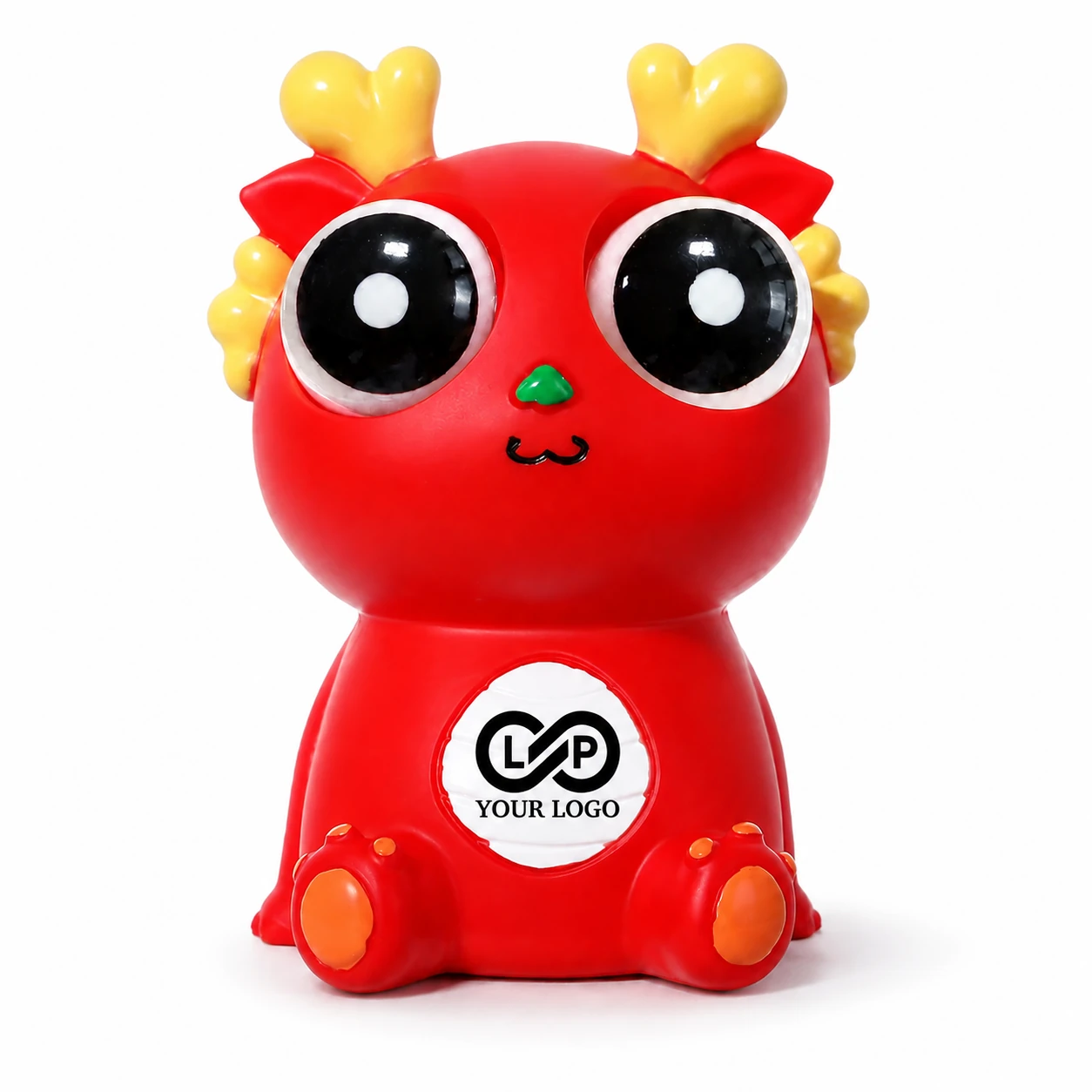 Funny Pop-out Eye Dragon Stress Relief Squeeze Toy for Kids and Adults